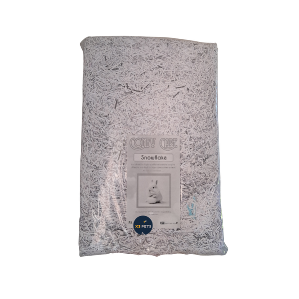 Comfy Care Snowflake Paper Bedding for Small Animals (Full Block)