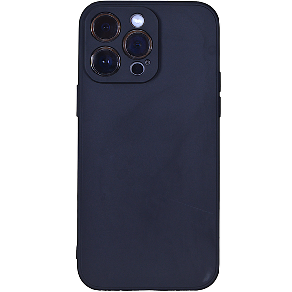 Solid Black - Phone Case with Camera Protection - Iphone 14 Pro Max