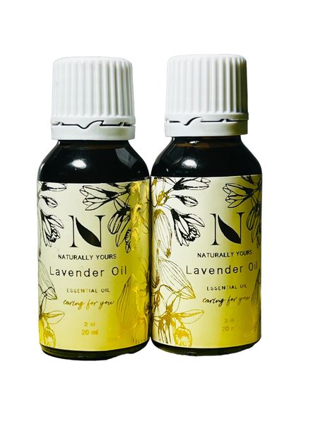 Lavender Essential Oil 20ml - 2 Bottles