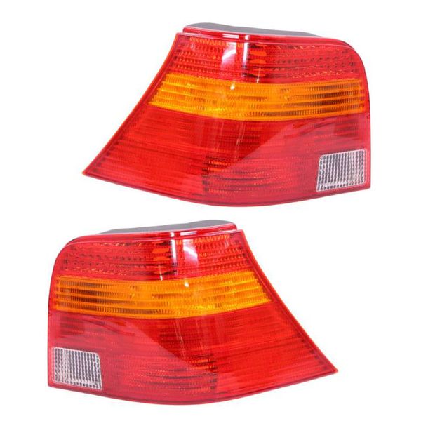 Replacement Standard Tail Lights Compatible with VW Golf Mk4 - Set
