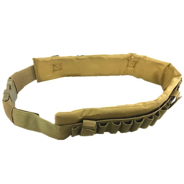 Tactical Shotgun Hunting 25 Shell Bandolier Ammo Belt - Black