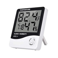Digital Temperature &amp; Humidity Thermometer Clock