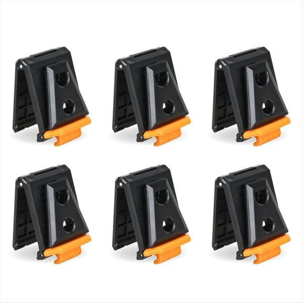 6pcs Clip Tech Hubs for TOU-CT ClipTech Pouches,Tool Belt Clip Fits for Mod