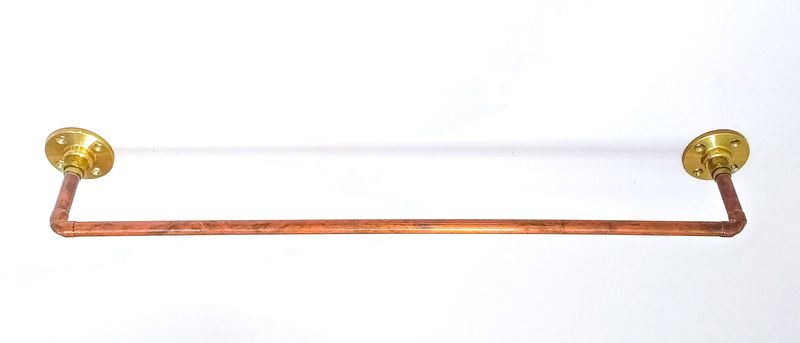 CopperFish - Single Copper Towel Rail