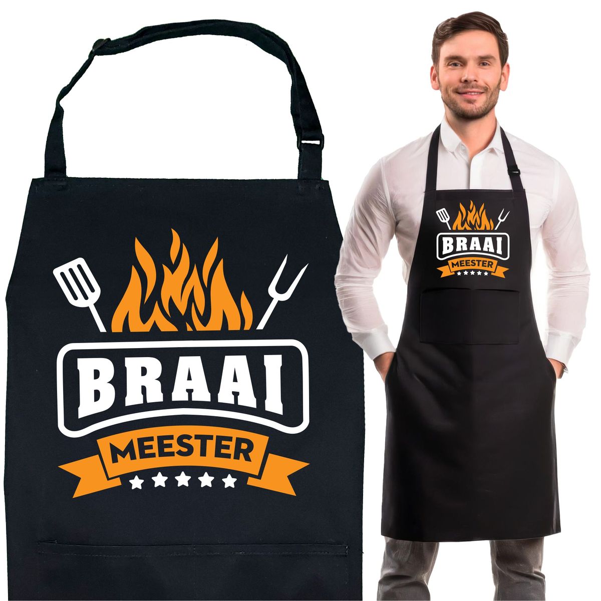 Braai Apron for Men - Braai Meester | Shop Today. Get it Tomorrow ...