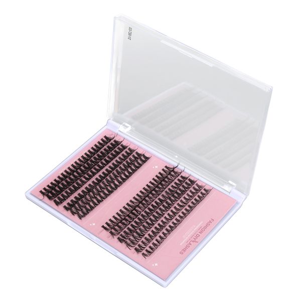 D Curl Lash Clusters 240pcs for DIY Lash Extension