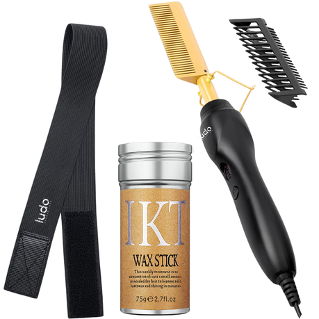 Brazilian Frontal Lace Installation Kit- Hot Comb, Elastic & Wax Stick, Shop Today. Get it Tomorrow!