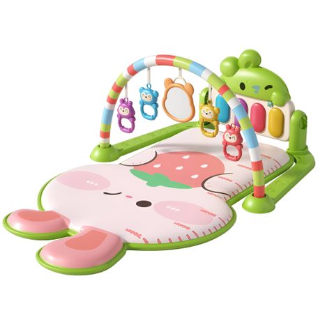Interactive Baby Gym Play Mat with Kick & Play Piano - Rabbit Image