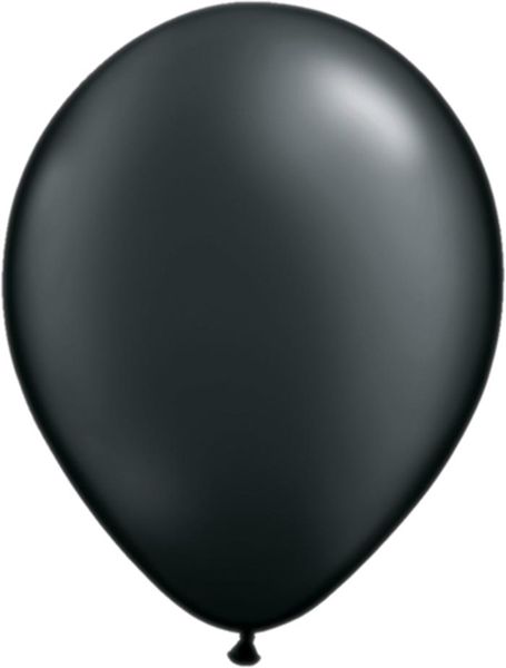 11 Inch Latex Round - Pearl Onyx Black