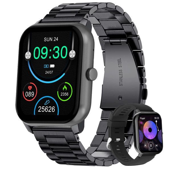 Smart Watch 1.83" Large Screen Bluetooth Call Smartwatch IPX67 Waterproof -