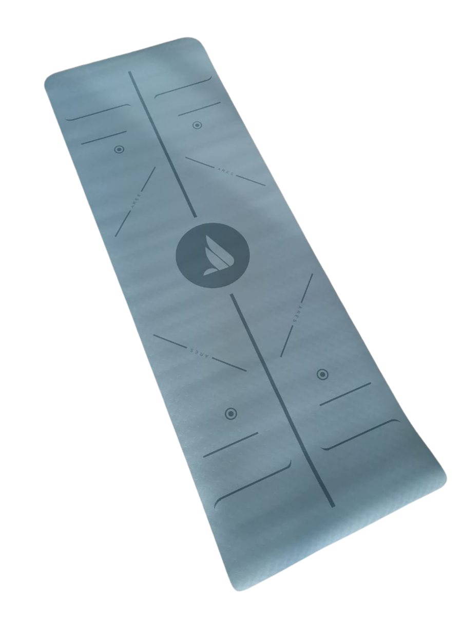 Ares Active TPE Yoga Mat Blue/Black Shop Today. Get it Tomorrow
