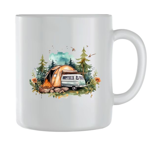 Inside Coffee Mugs for Men Women with Outdoor Camping Graphic Cups Gift 163