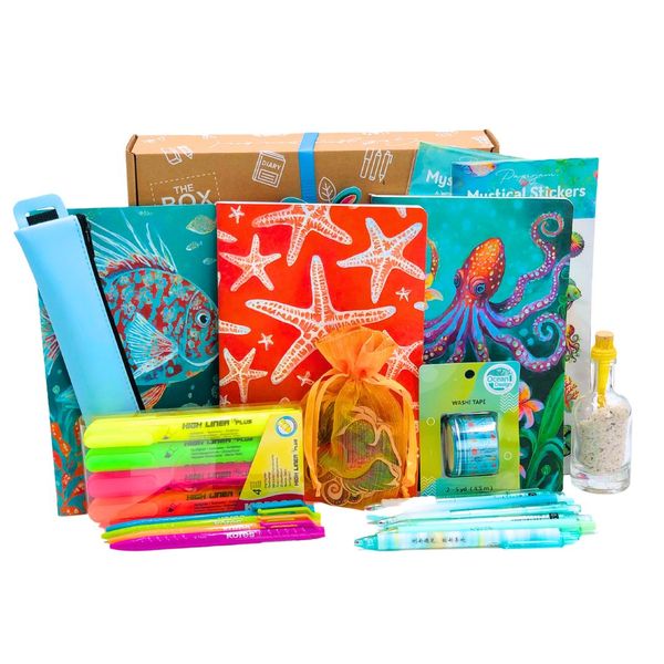 Jam Packed Stationery Gift Box for Women - Ocean Treasures Box