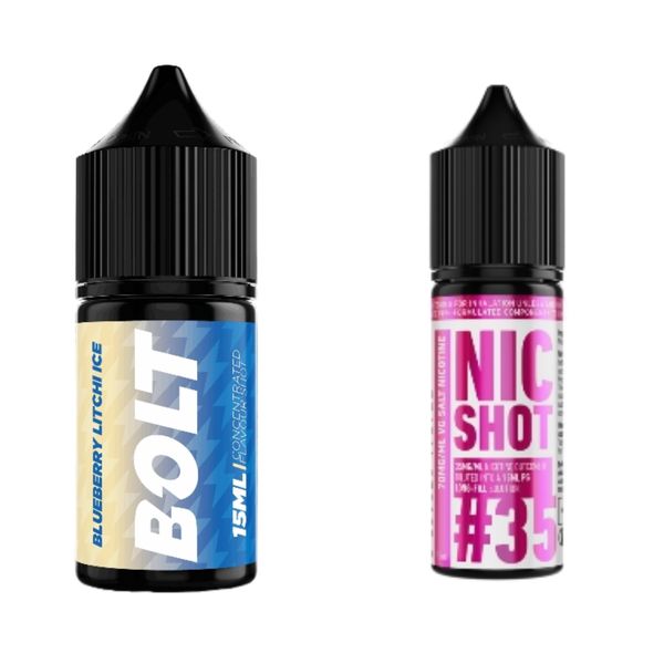 Bolt Longfill Combo Pack 30ml - Blueberry Litchi Ice 35MG