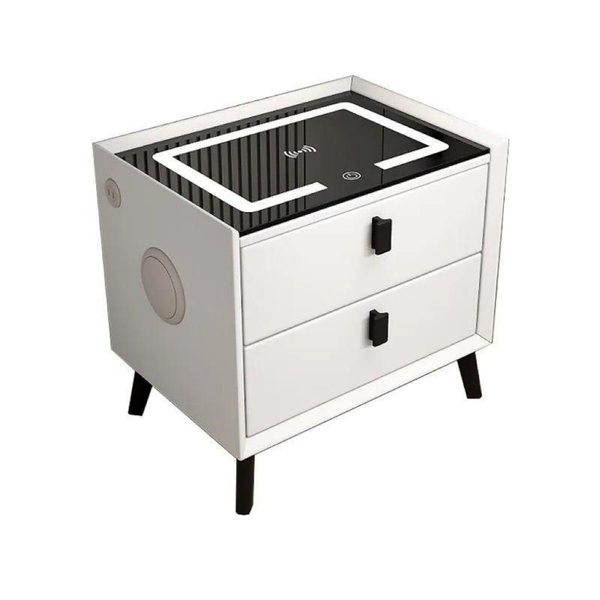 Smart Bedside Table With Speaker Wireless Charging - 40x40x46cm