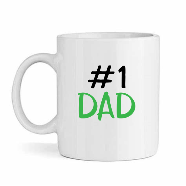 #1 dad v4- Father's day - Christmas - Valentines Mug