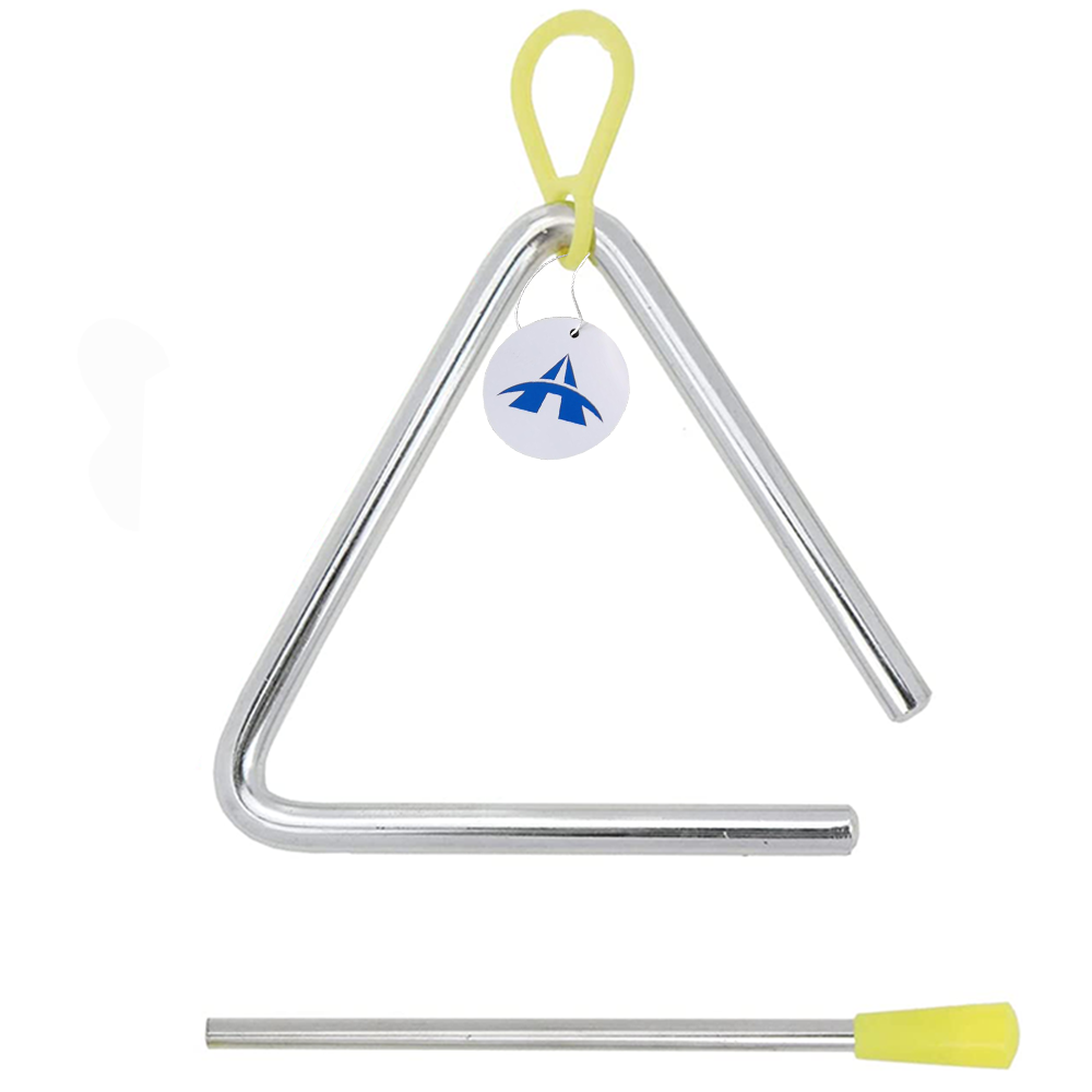 10 Inch Musical Triangle Instruments Holder Hand Percussion Instrument
