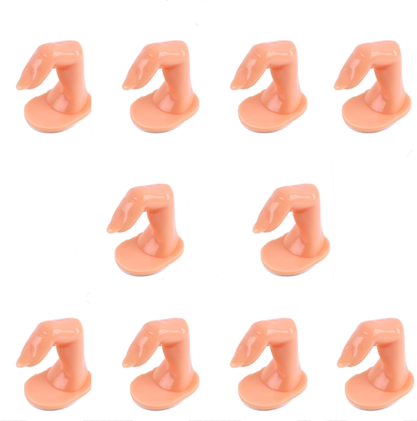 10 pcs Nail Manicure Training Fingers