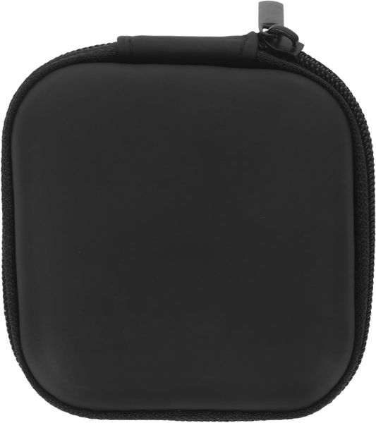 Portable EVA Earbuds Carrying Case, Black Travel Electronics Cable Storage