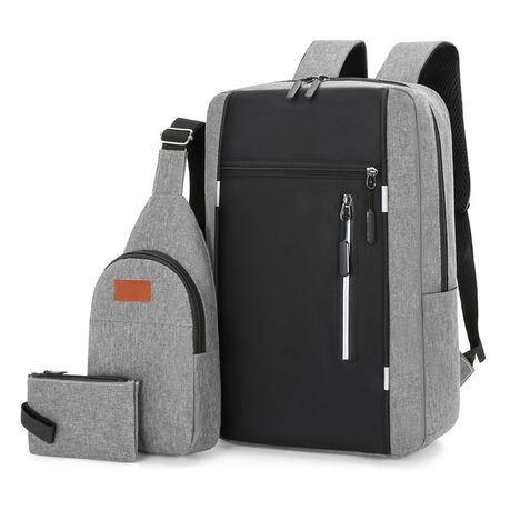 Fashion USB Rechargeable Computer Backpack Set Image