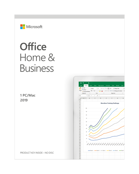 Microsoft Office Home and Business 2019 English Medialess P6