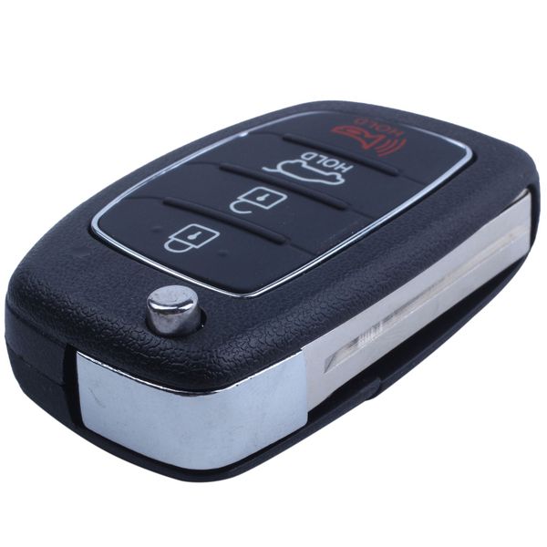 Flip Key Shell Fit for Santa Fe Remote Key Case Fob Compatible with Hyundai