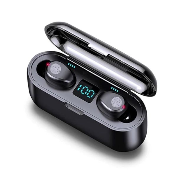 Wireless Bluetooth Earphones - Earbuds Headphones With Charging Power Bank