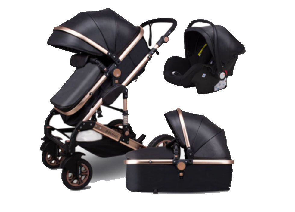 Belecoo Luxury Travel System - PU Black