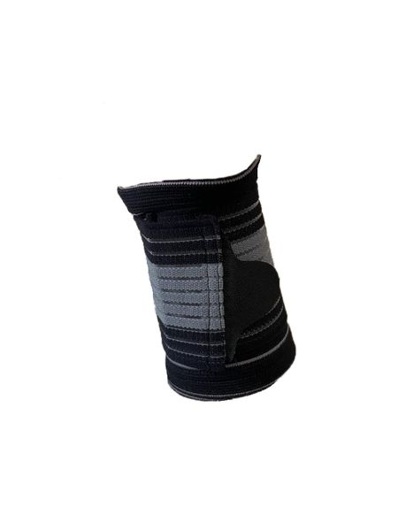 Wrist Support With Hook and Loop Strap Belt - Black &amp; Grey