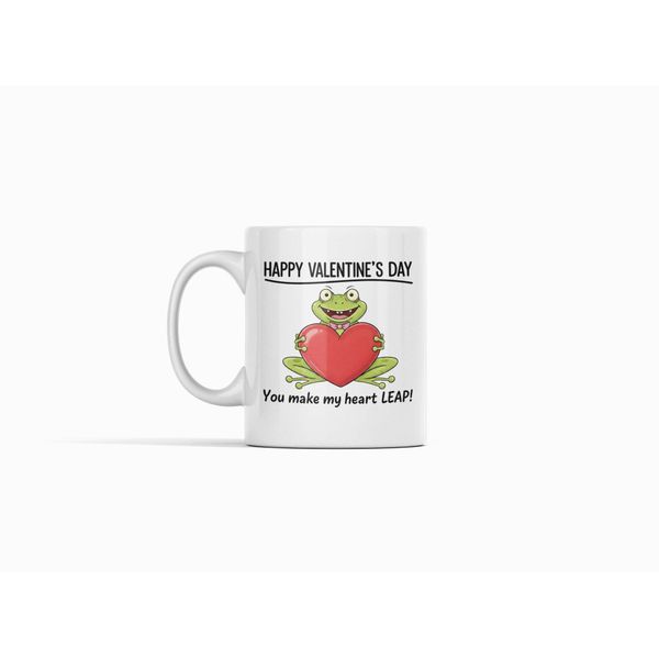 White Ceramic 325ml 1 Pack Mug - Happy Valentine's Day Mug