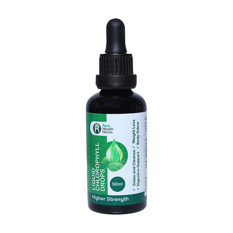 Rare Health Herbs Liquid Chlorophyll Drops- Detox and Cleanse ,Weight Loss Image