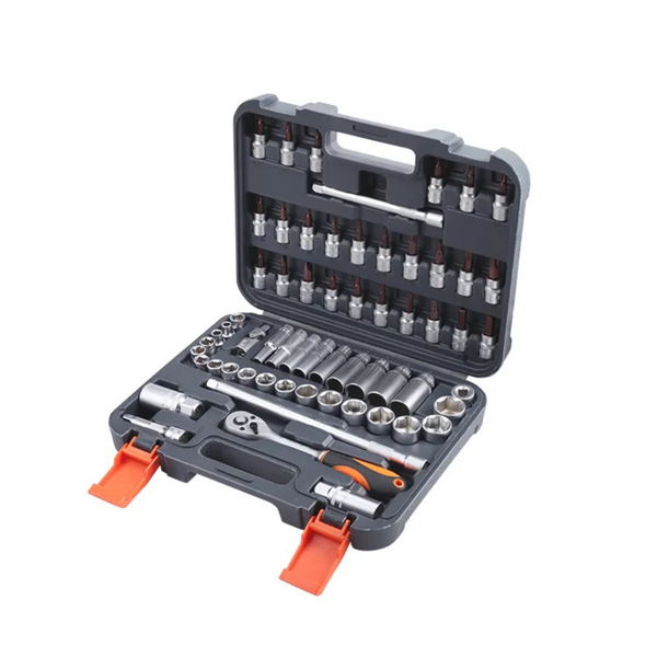 Finder Premium Chrome Vandium Steel 50BV30 Socket Set - Satin Finish (61 Piece)