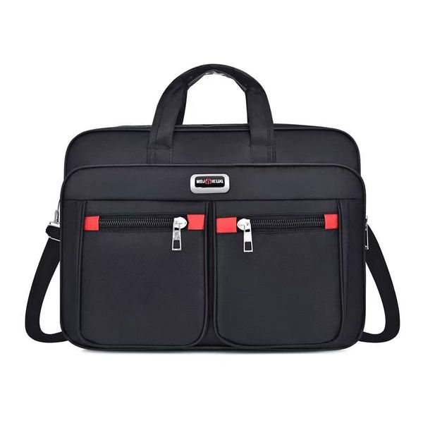 Korean-Style Oxford Fabric Laptop Bag - Men's Single-Shoulder