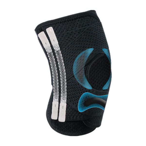 Sixth-Generation Breathable Knee Sleeve for Sports, Black, Lightweight