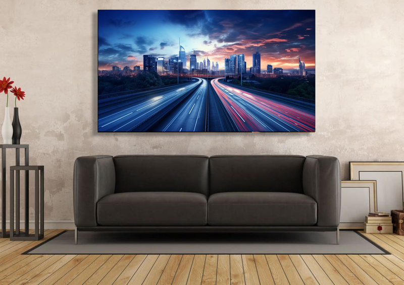 Canvas Wall Art - Twilight Transit Abstract - IM1128