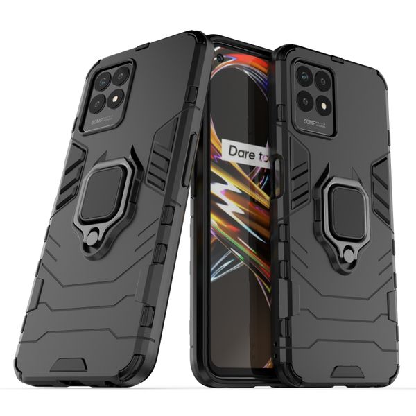 Phone Case compatible with Oppo Realme 8i Shockproof with Holder