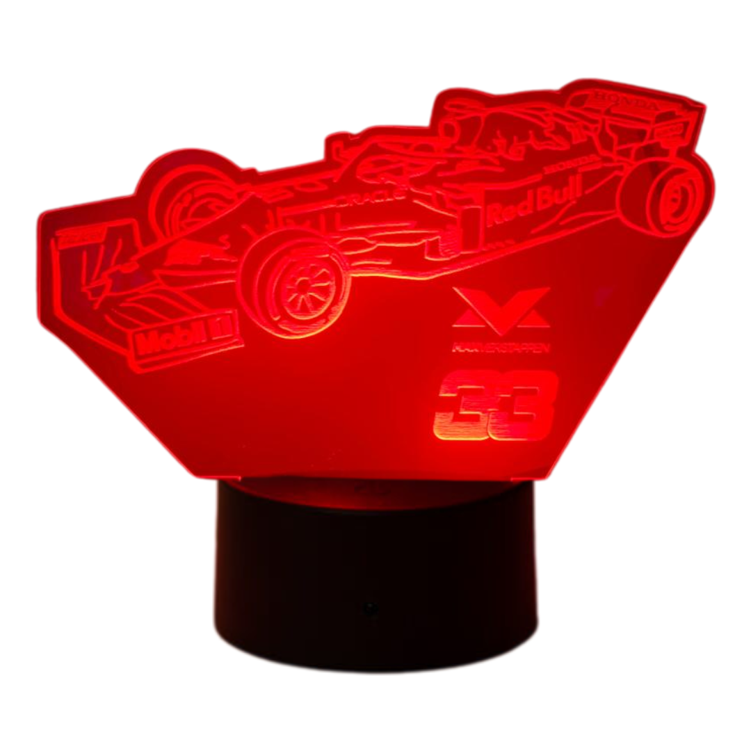 Max Verstappen-Inspired F1 Night Lamp.