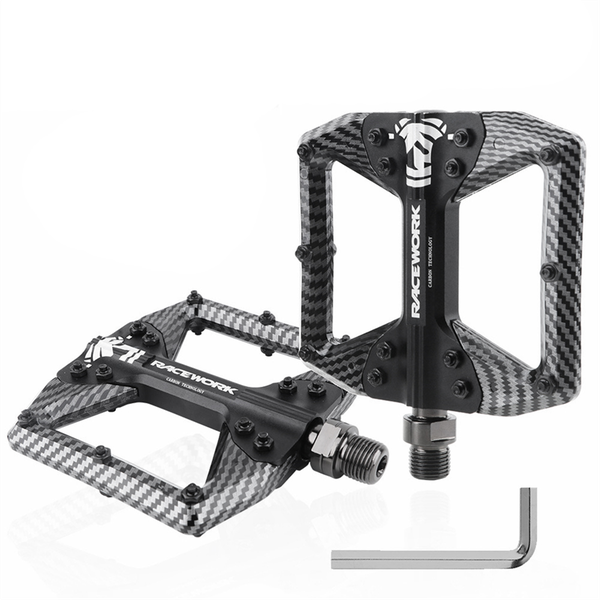 RACEWORK MTB Road Bike Pedal Ultralight Nylon Sealed Bearings