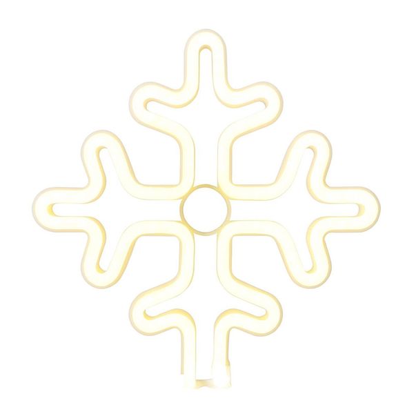 Snow Flake LED Neon Motif Cool White