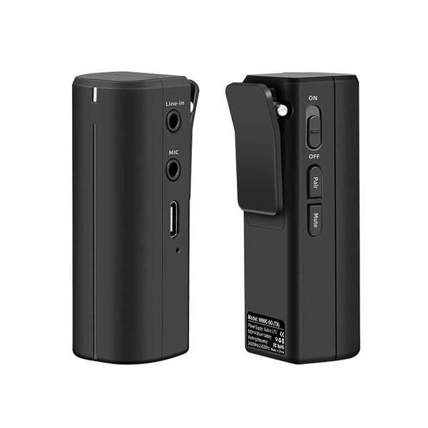 MAMEN Portable 2.4GHz Wireless Lavalier Microphone-WMIC-5G