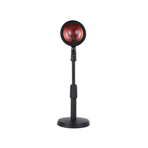 USB Stretchable Rotated Sunset Projection Lamp-Sunset Red