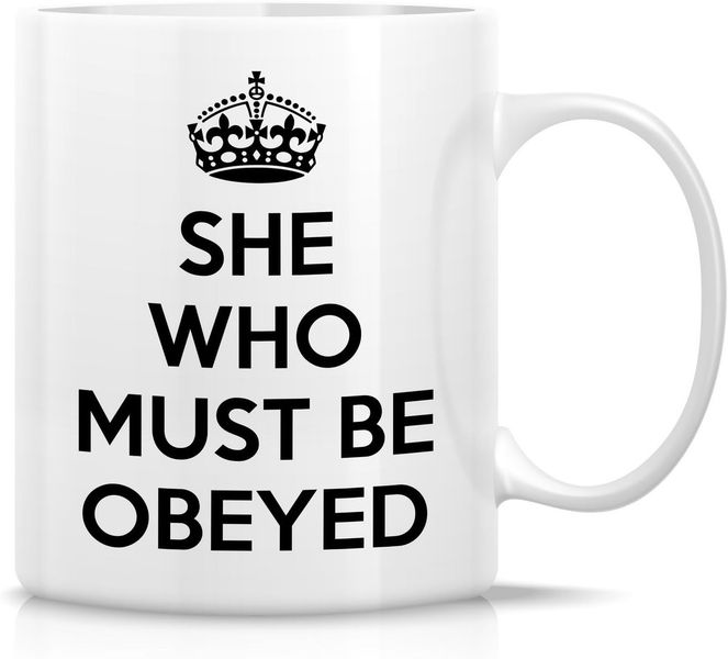 She Who Must Be Obeyed Christmas Birthday Boss Lady Mom For Her Gift Mug