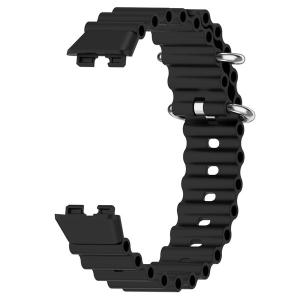 Tinotec Ocean Wave Silicone Strap Compatible with Huawei Band 8
