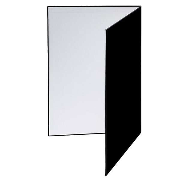 A3 Photography Cardboard Folding Reflector Black Silver White