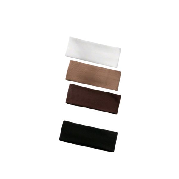 4 Pieces Wide Stretchy Turban Hairbands
