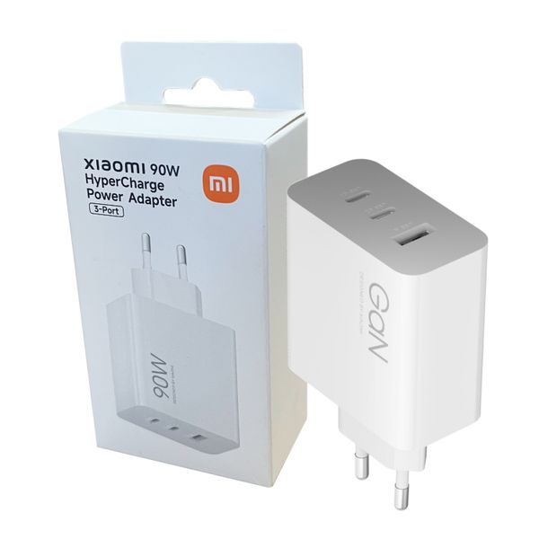Xiaomi 90W HyperCharge 3-Port Fast Charger