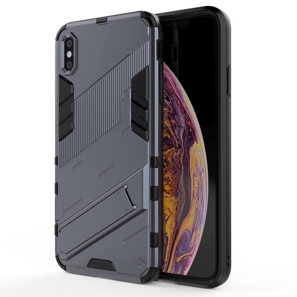 iPhone 13 Pro Max Case - Dual Layer Military Grade Impact Kickstand Cover