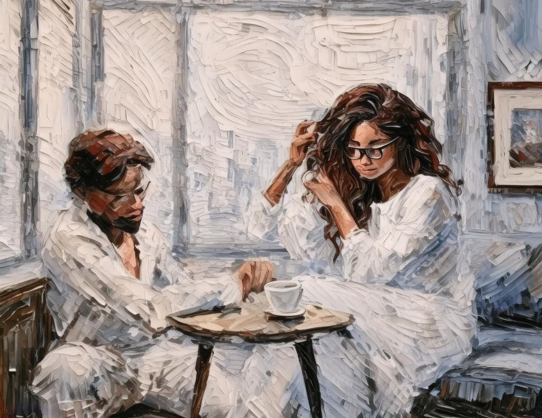 Rooted Art Couple - Home Decor Wall Art