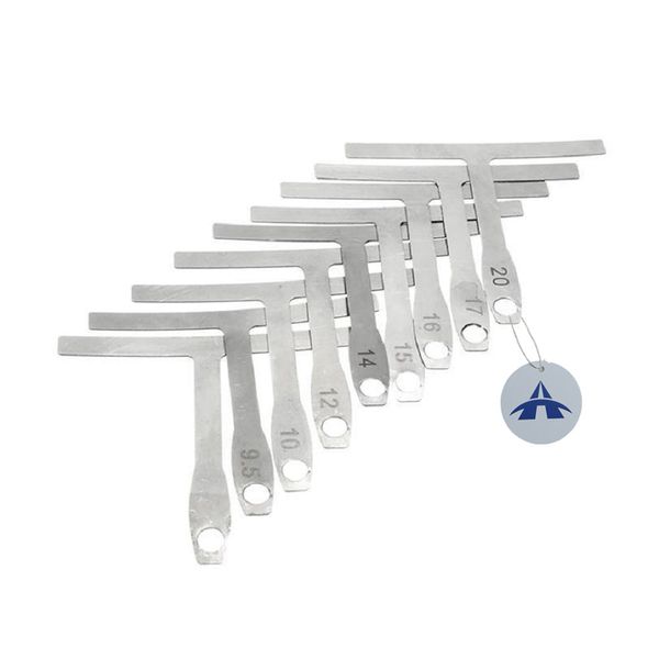 Alanes Fretboard Radius Gauge Fret Scale Ruler Guitar Making Radius Tool