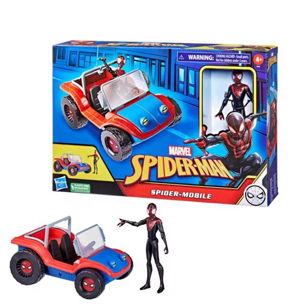 Spiderman Miles Morales 6-inch figure and vehicle